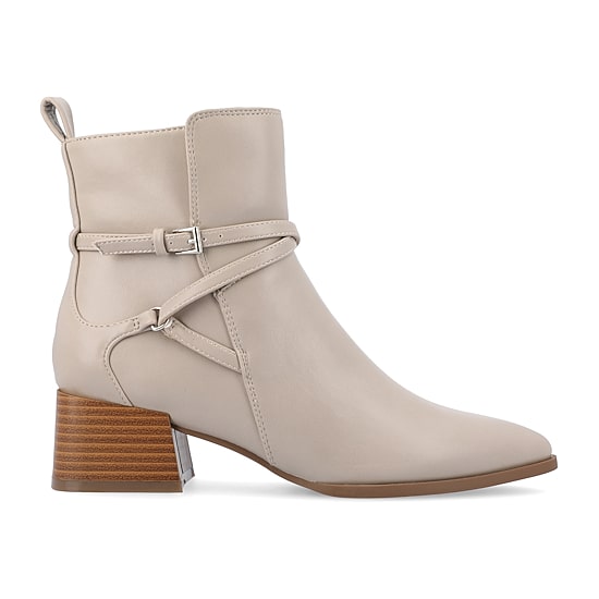 Journee Collection Womens Estelle Stacked Heel Booties