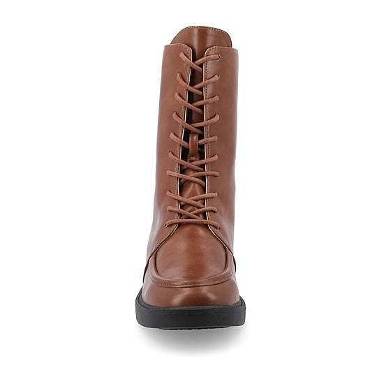 Journee Collection Womens Nikks Block Heel Lace Up Boots