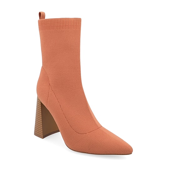 Journee Collection Womens Noralinn Stacked Heel Booties