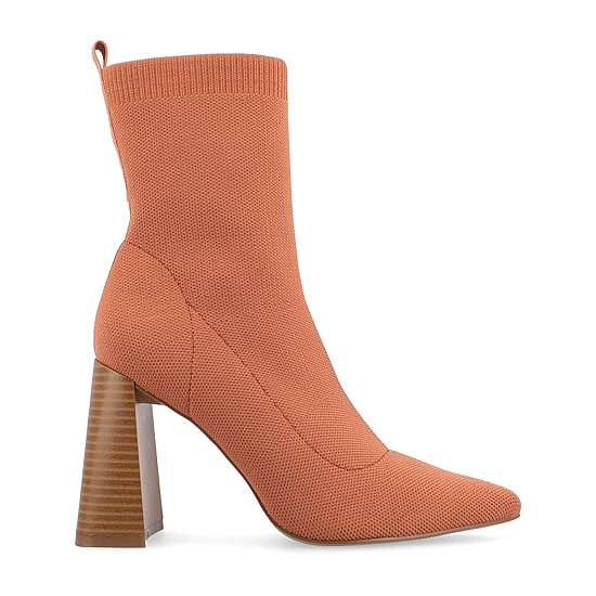 Journee Collection Womens Noralinn Stacked Heel Booties
