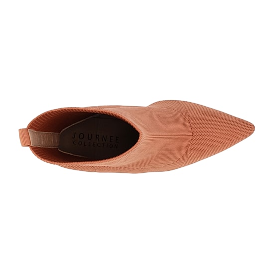 Journee Collection Womens Noralinn Stacked Heel Booties