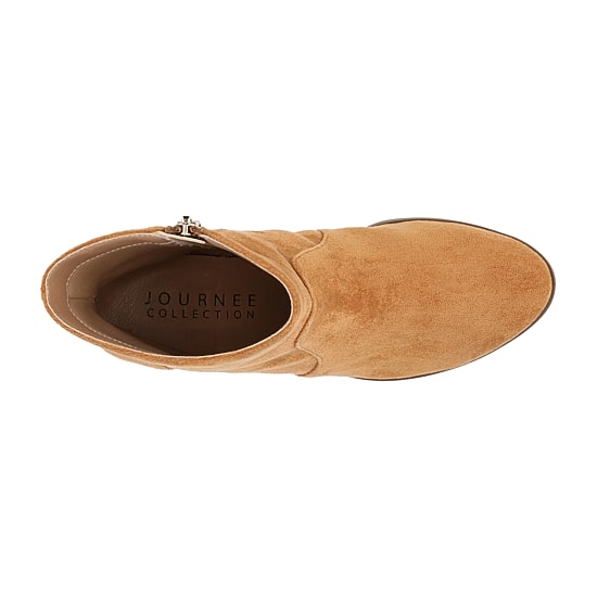 Journee Collection Womens Hayven Stacked Heel Booties