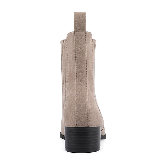 Journee Collection Womens Wrenley Stacked Heel Booties