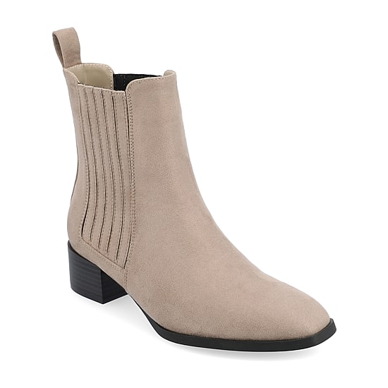 Journee Collection Womens Wrenley Stacked Heel Booties