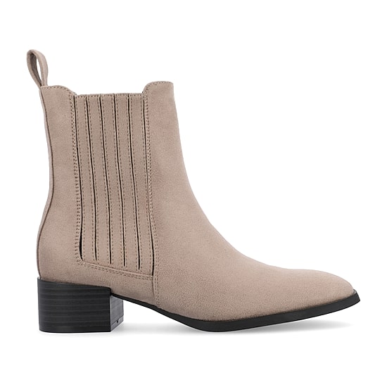 Journee Collection Womens Wrenley Stacked Heel Booties