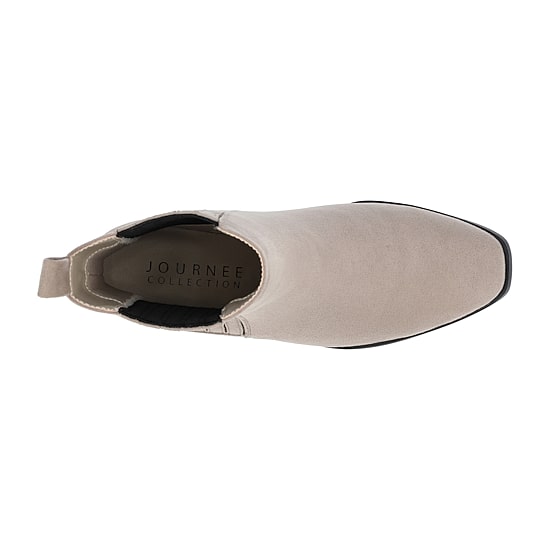 Journee Collection Womens Wrenley Stacked Heel Booties