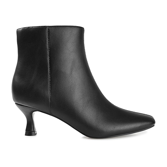 Journee Collection Womens Kelssa-Wd Kitten Heel Booties Wide Width