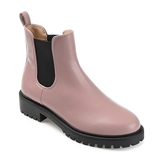 Journee Collection Womens Kenova-Wd Block Heel Booties Wide Width