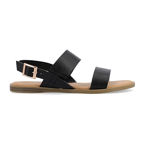 Journee Collection Womens Lavine Slingback Strap Flat Sandals