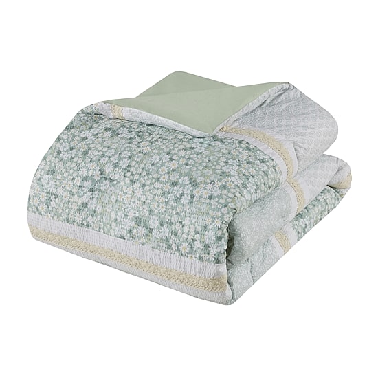 Madison Park Evian Seersucker 5-pc. Midweight Comforter Set