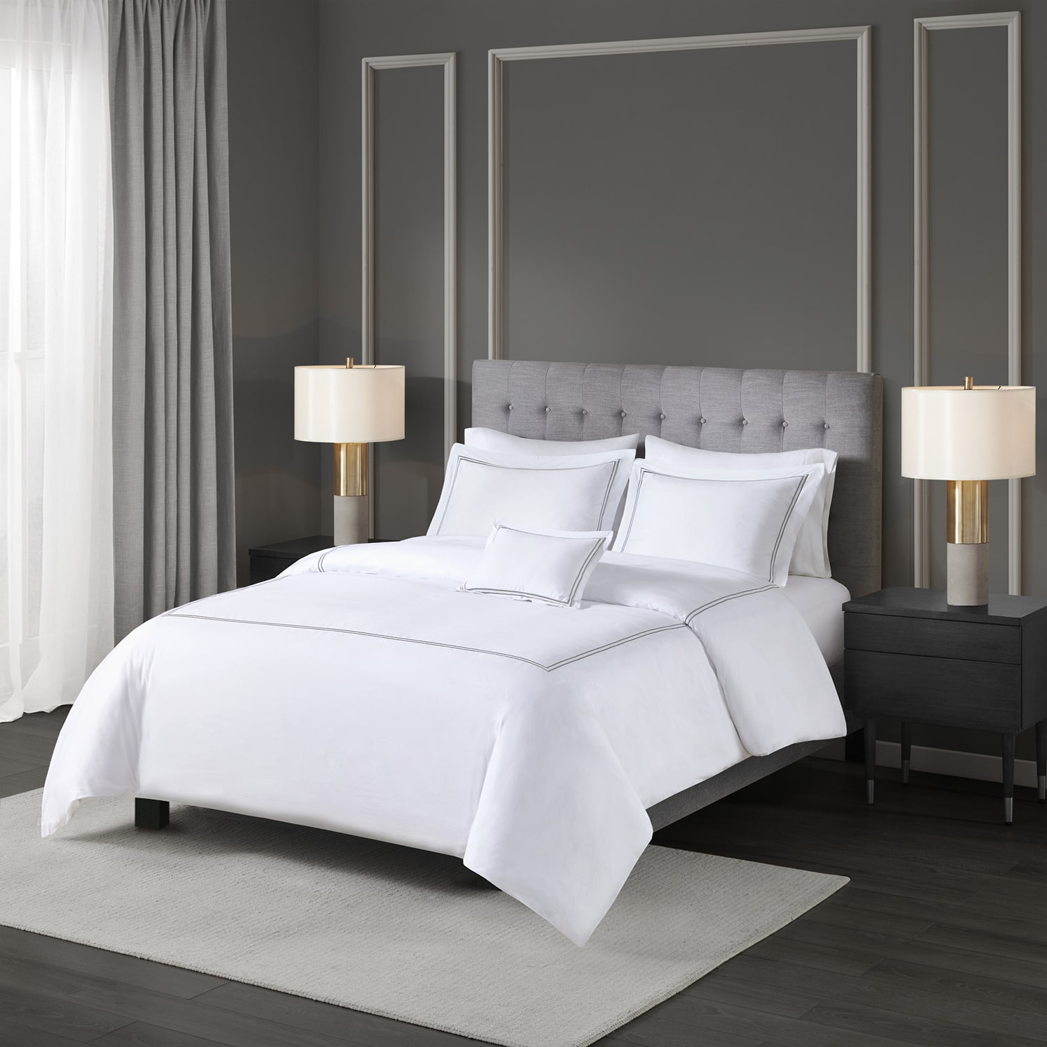 Madison Park Signature 500tc Cotton 5-pc. Midweight Embroidered Comforter Set