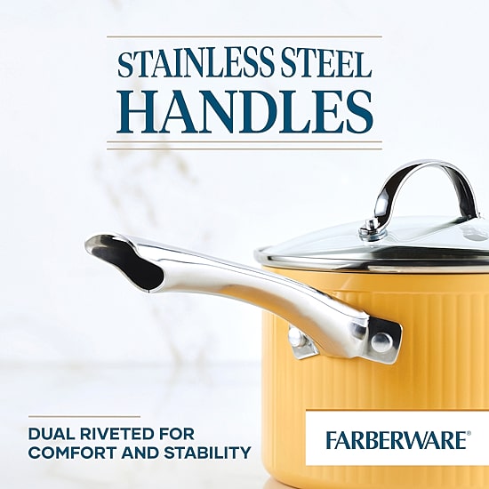 Farberware Style 3-qt Non-Stick Sauce Pan with Lid
