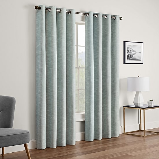 Eclipse Andes Grommet Top Energy Saving 100% Blackout Single Curtain Panel