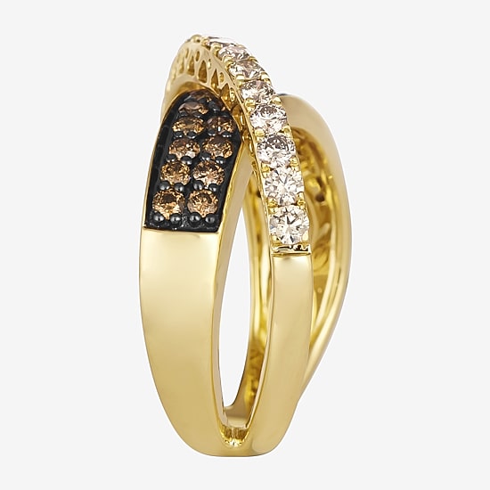 Le Vian® Ring featuring 1/2 CT. Nude Diamonds™ 5/8 CT. Chocolate Diamonds® set in 14K Honey or Strawberry Gold™