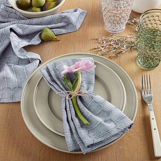 Martha Stewart Honeycomb Modern Farmhouse 4-pc. Napkins