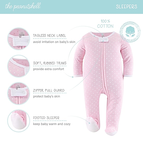 The Peanutshell Purple Butterfly Baby Girls 30-pc. Baby Clothing Set