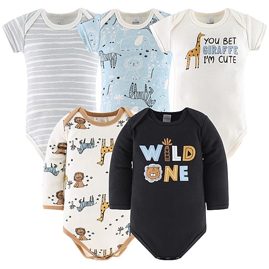 The Peanutshell Safari Baby Unisex Knit 30-pc. Baby Clothing Set