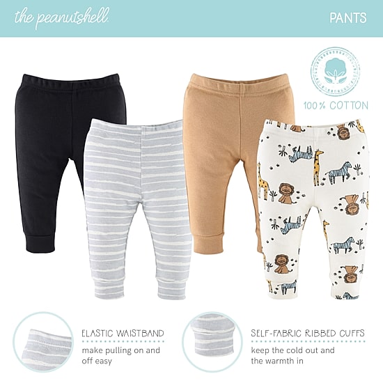 The Peanutshell Safari Baby Unisex Knit 30-pc. Baby Clothing Set