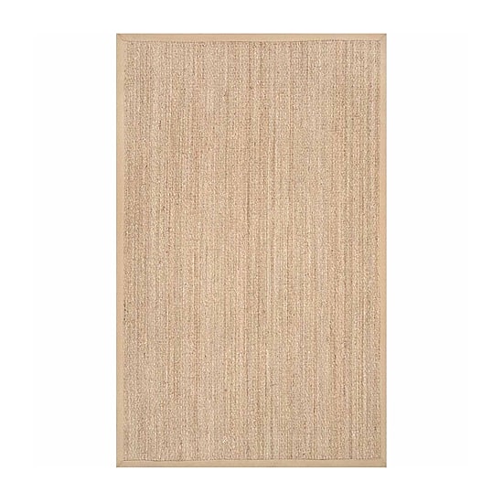 nuLoom Elijah Seagrass with Border Rug
