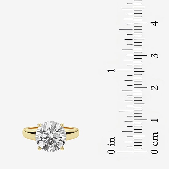 Grown Gorgeous (F,Vs2) Womens 3 3/8 Ct. Lab Grown White Diamond 14K Gold or Platinum Round Solitaire Engagement Ring