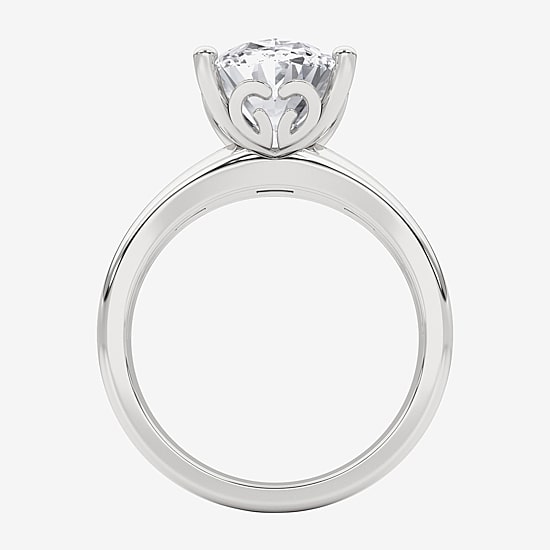Grown Gorgeous (F,Vs2) Womens 3 3/8 Ct. Lab Grown White Diamond 14K Gold or Platinum Oval Solitaire Engagement Ring