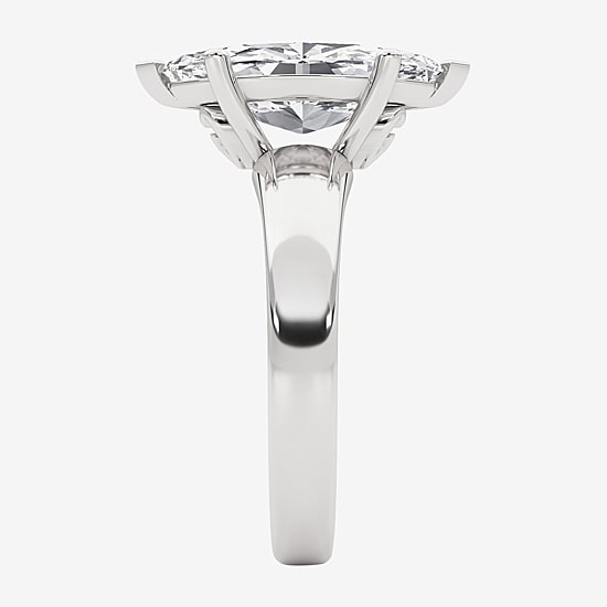 Grown Gorgeous (F,Vs2) Womens 3 3/8 Ct. Lab Grown White Diamond 14K Gold or Platinum Marquise Solitaire Engagement Ring