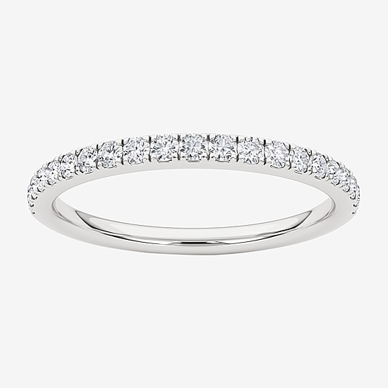 Grown Gorgeous (F,Vs2) Womens 1/4 CT. T.W. Lab Grown White Diamond 14K Gold Wedding Band