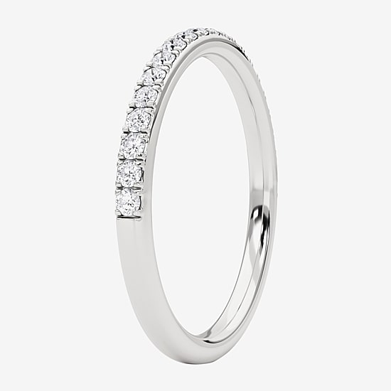 Grown Gorgeous (F,Vs2) Womens 1/4 CT. T.W. Lab Grown White Diamond 14K Gold Wedding Band