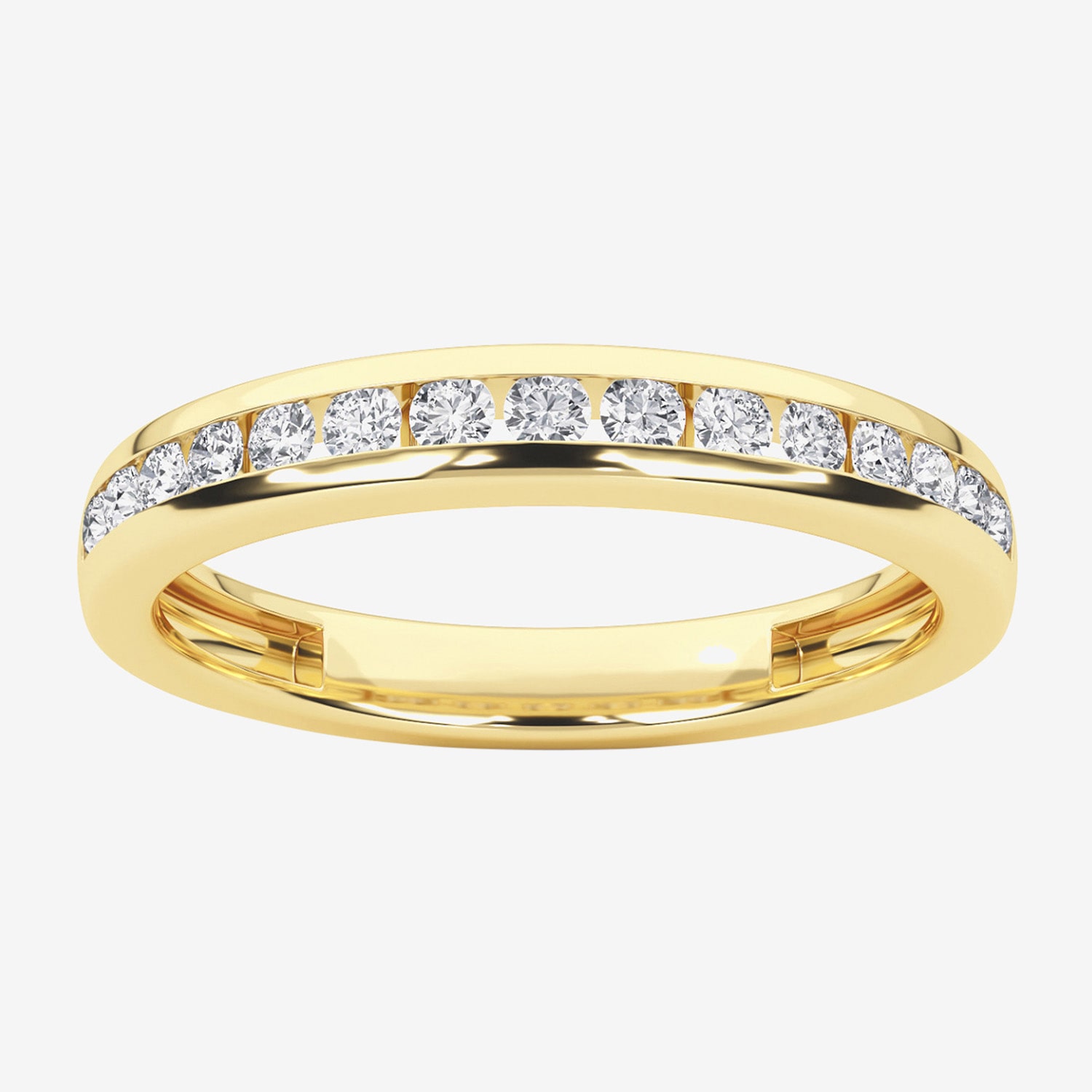 Grown Gorgeous (F,Vs2) Womens 1/4 CT. T.W. Lab White Diamond 14K Gold or Platinum Wedding Band