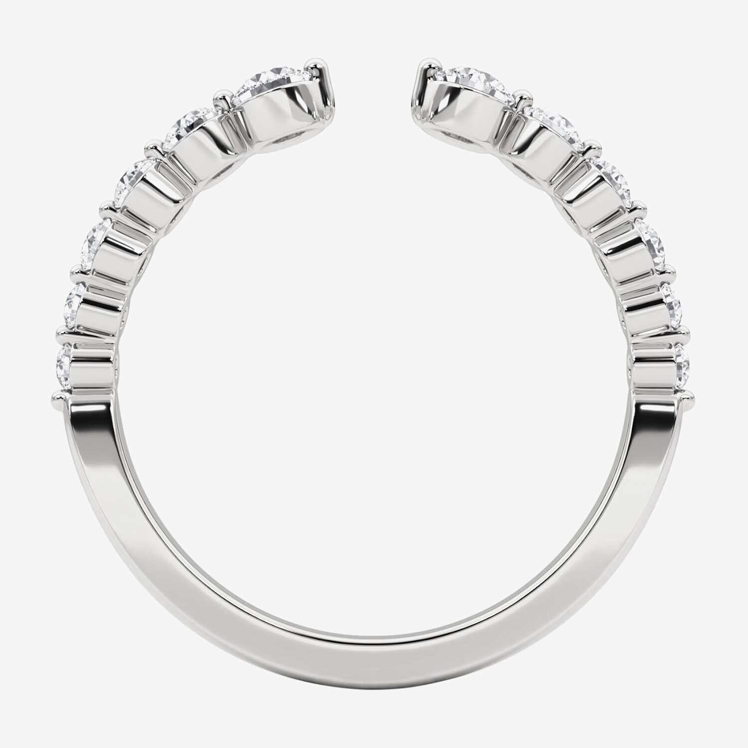 Grown Gorgeous Womens 1/2 CT. T.W. Lab White Diamond 14K Gold Anniversary Band