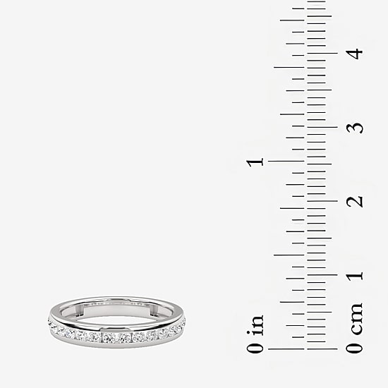 Grown Gorgeous (F, Vs2) Womens 1/2 CT. T.W. Lab Grown White Diamond 14K Gold or Platinum Anniversary Wedding Band