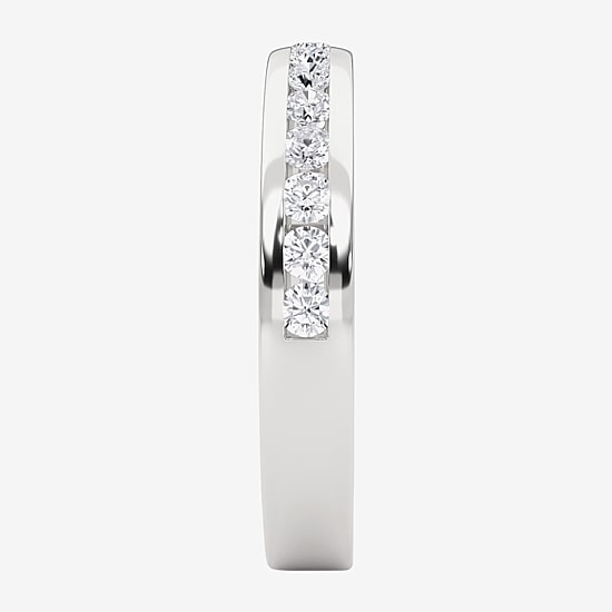 Grown Gorgeous (F, Vs2) Womens 1/2 CT. T.W. Lab Grown White Diamond 14K Gold or Platinum Anniversary Wedding Band