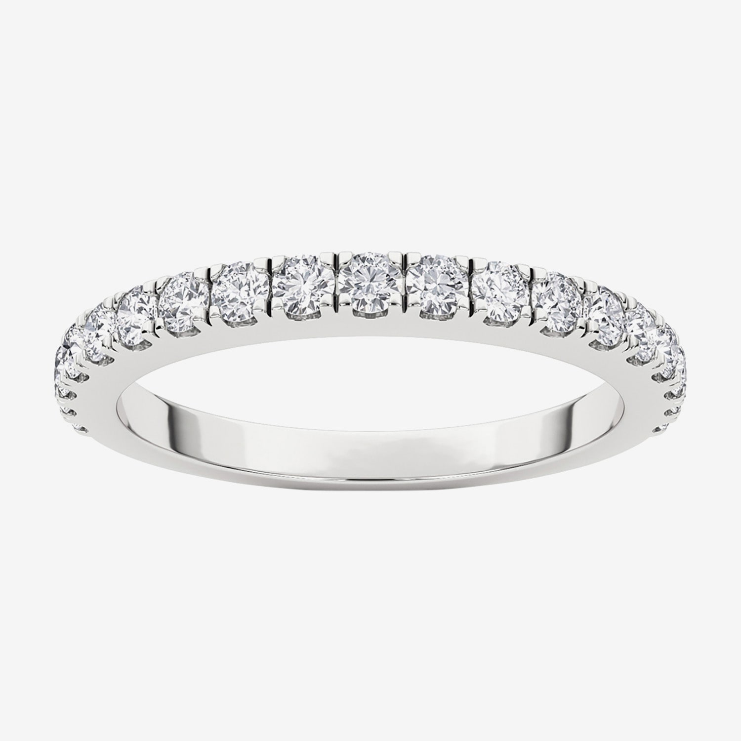Grown Gorgeous (F, Vs2) Womens 1/2 CT. T.W. Lab White Diamond 14K Gold or Platinum Wedding Band