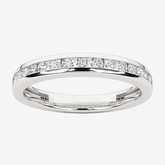 Grown Gorgeous (F,Vs2) Womens 1/4 CT. T.W. Lab Grown White Diamond 14K Gold or Platinum Wedding Band