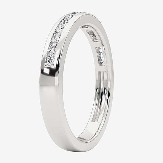 Grown Gorgeous (F,Vs2) Womens 1/4 CT. T.W. Lab Grown White Diamond 14K Gold or Platinum Wedding Band