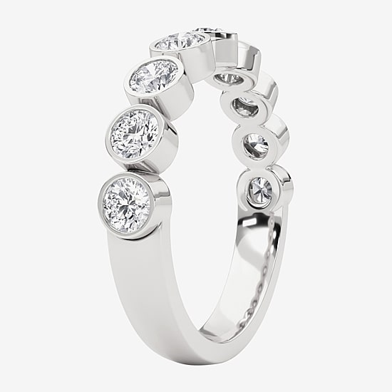 Grown Gorgeous Womens 2.5MM 1 CT. T.W. Lab Grown White Diamond 14K Gold or Platinum Anniversary Wedding Band