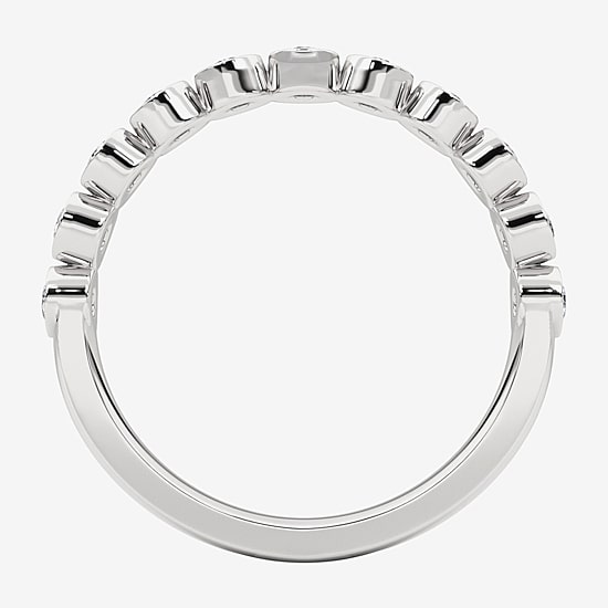 Grown Gorgeous Womens 1/2 CT. T.W. Lab Grown White Diamond 14K Gold or Platinum Anniversary Wedding Band