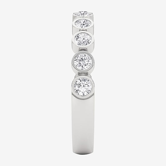 Grown Gorgeous Womens 1/2 CT. T.W. Lab Grown White Diamond 14K Gold or Platinum Anniversary Wedding Band