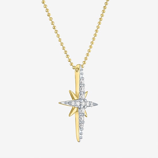 Yes, Please! Womens 1/4 CT. T.W. Lab Grown White Diamond Sterling Silver 18 Inch Pendant Necklace