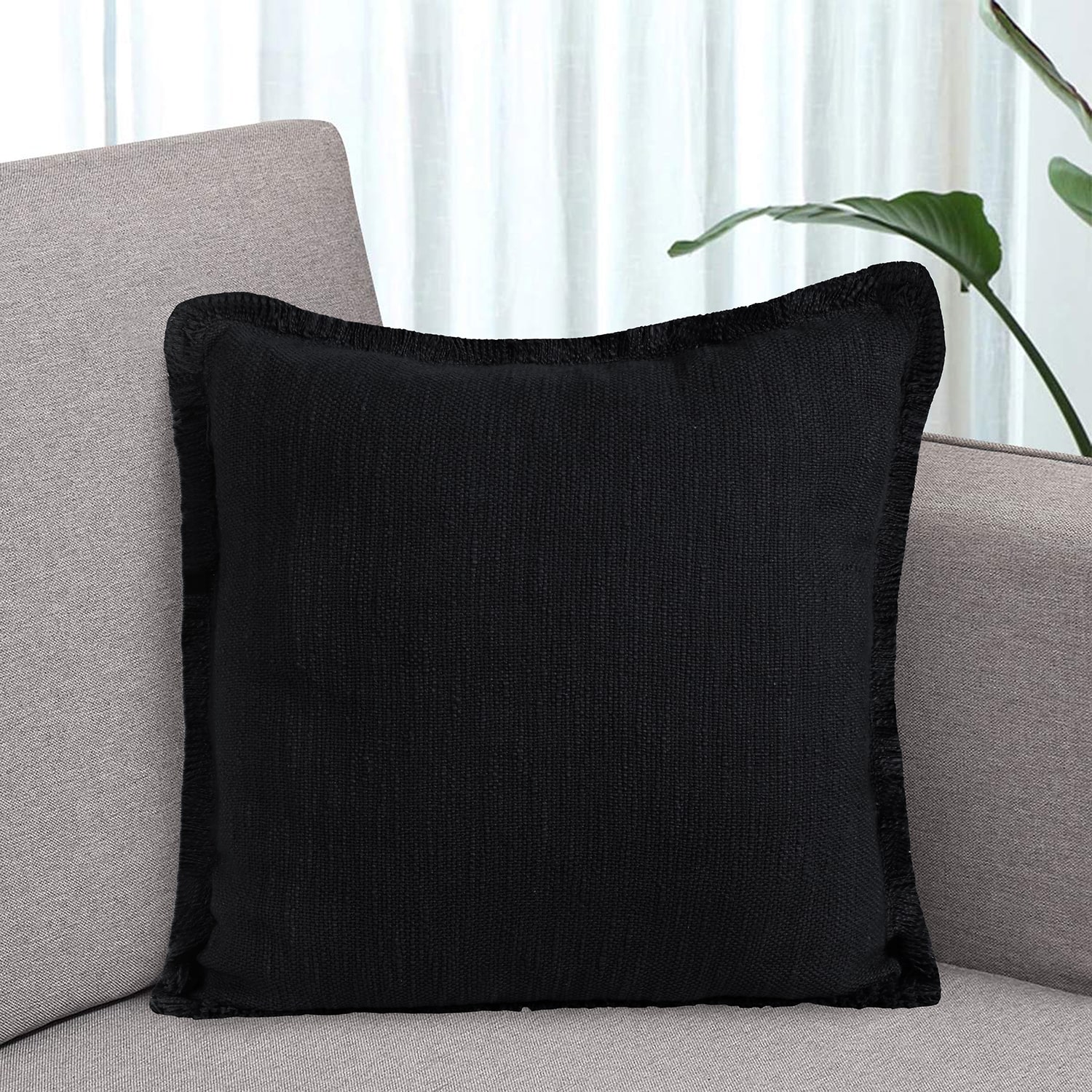 LR Home Vera Casual Square Decorative Throw Pillow
