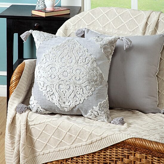 LR Home Square Throw Pillow