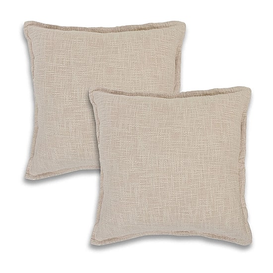 LR Home Molly Solid Square Decorative Throw Pillow