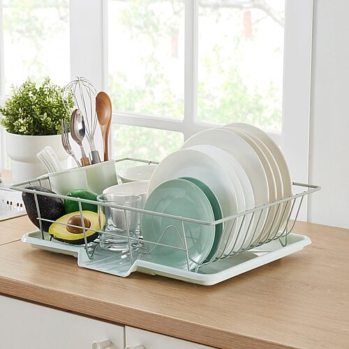 Sweet Home Collection Drainer 3-pc. Utensil Holder, One Size, Green