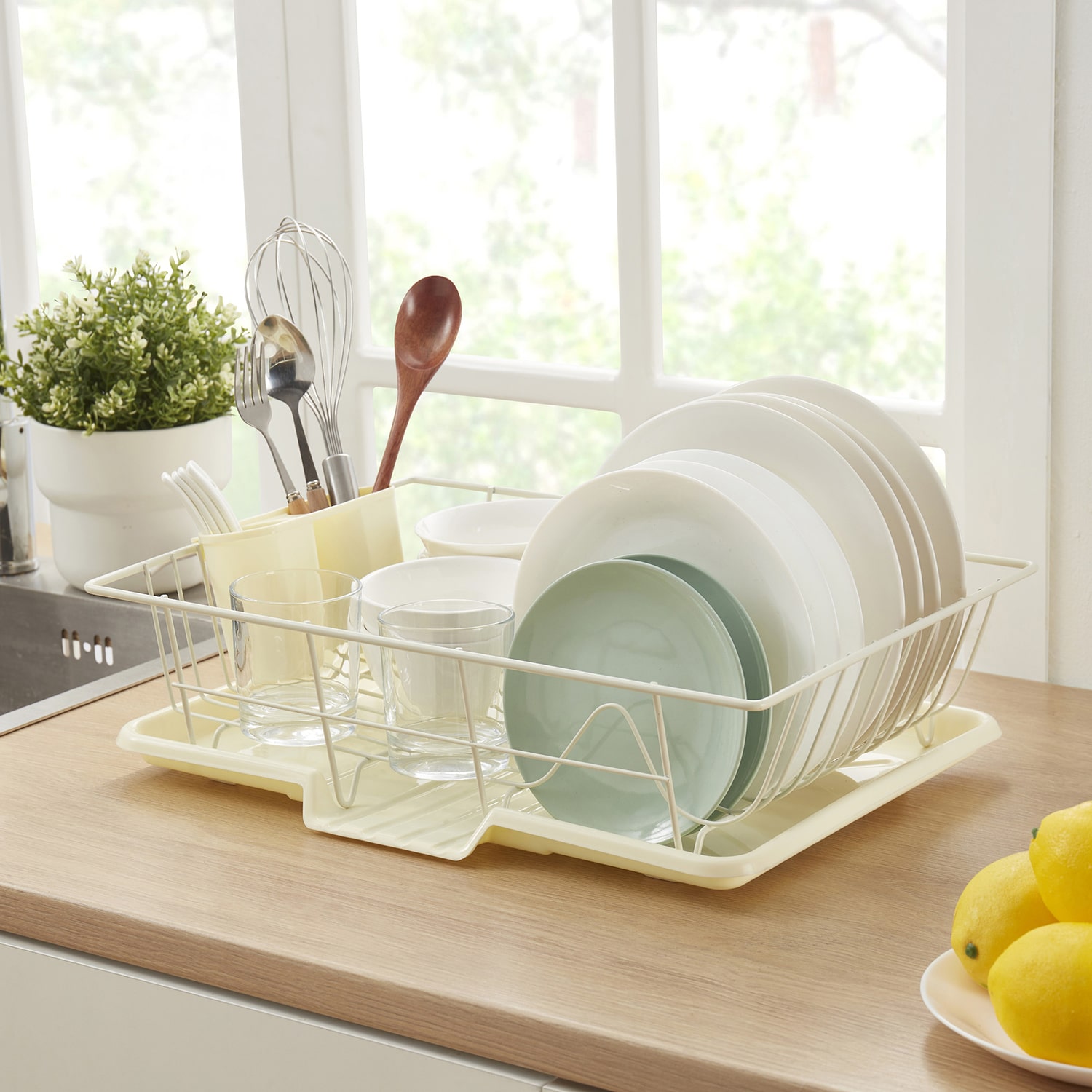 Sweet Home Collection Drainer 3-pc. Utensil Holder