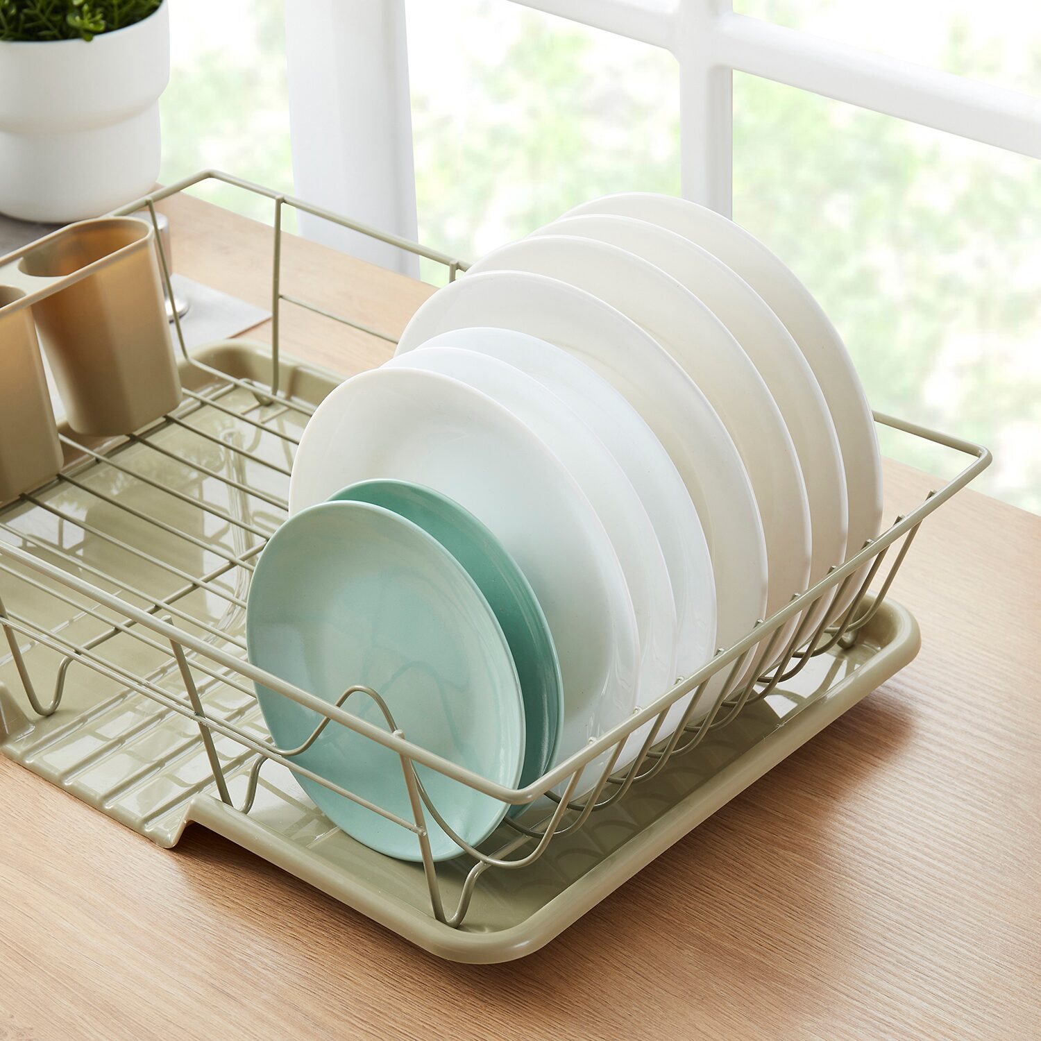 Sweet Home Collection Drainer 3-pc. Utensil Holder