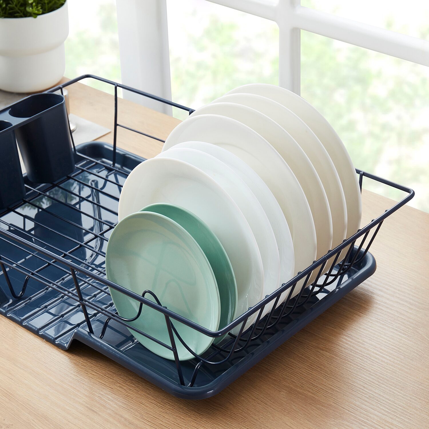 Sweet Home Collection Drainer 3-pc. Utensil Holder