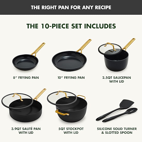 GreenPan Reserve Pro Ceramic 10-pc. Non-Stick Cookware Set