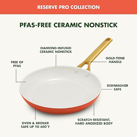 GreenPan Reserve Pro Ceramic 8" Frypan