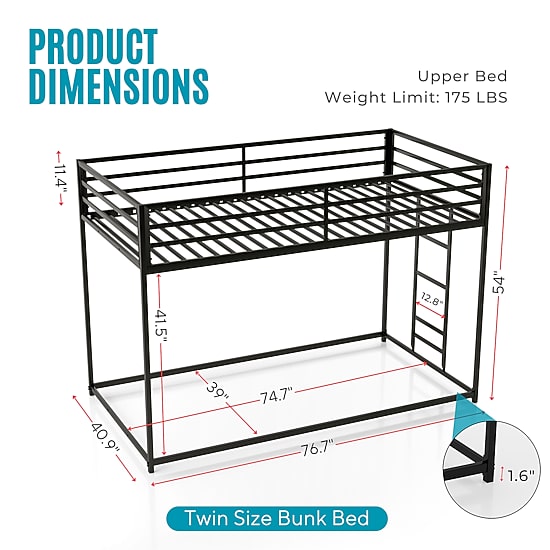Furniture of America™ Underbed Storage Bunk Bed