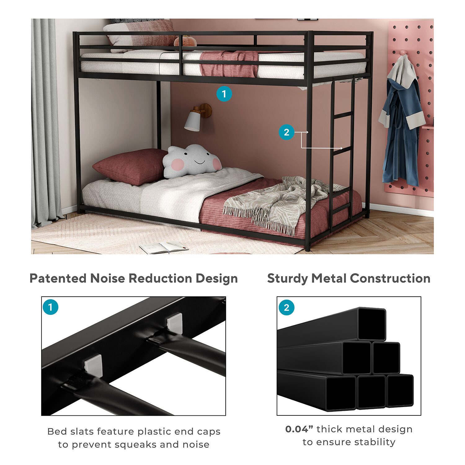 Furniture of America™ Underbed Storage Bunk Bed